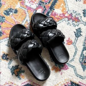 A New Day braided platform sandals